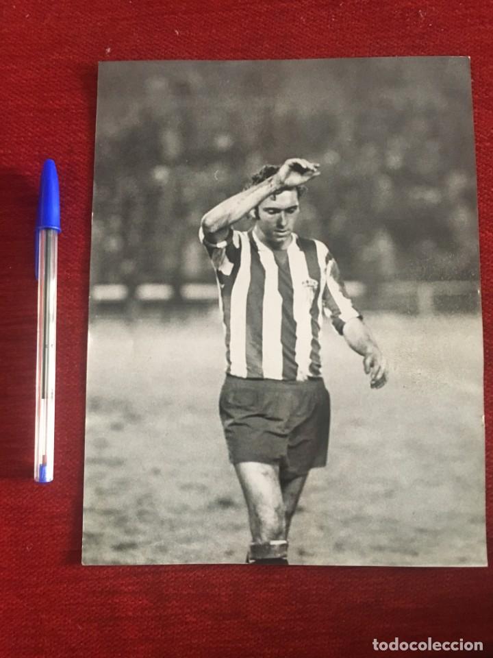 Colecionismo desportivo: F537 FOTO FOTOGRAFIA ORIGINAL DE PRENSA ENRIQUE CASTRO QUINI  SPORTING GIJON