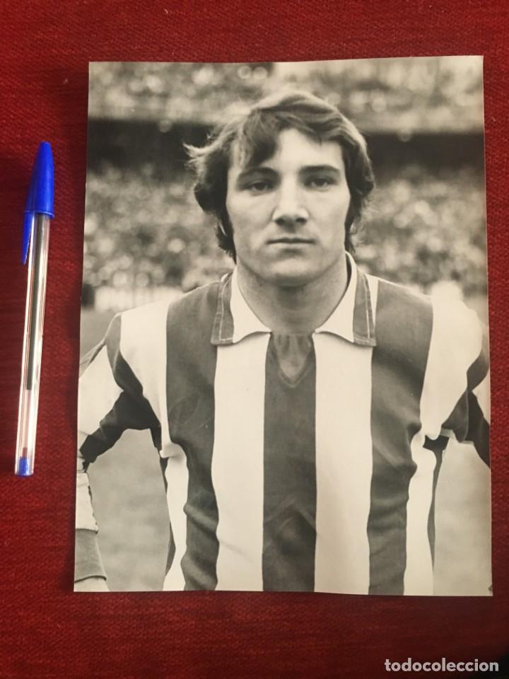 Colecionismo desportivo: F539 FOTO FOTOGRAFIA ORIGINAL DE PRENSA JUGADOR SPORTING GIJON CHURRUCA