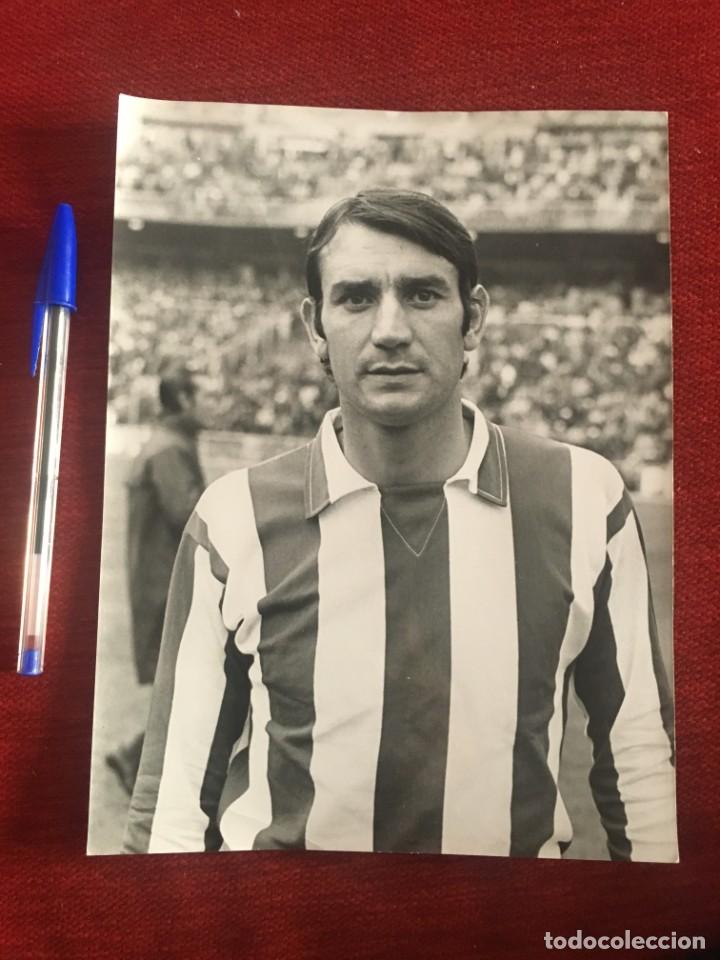 Colecionismo desportivo: F543 FOTO FOTOGRAFIA ORIGINAL DE PRENSA JUGADOR SPORTING GIJON MIERA