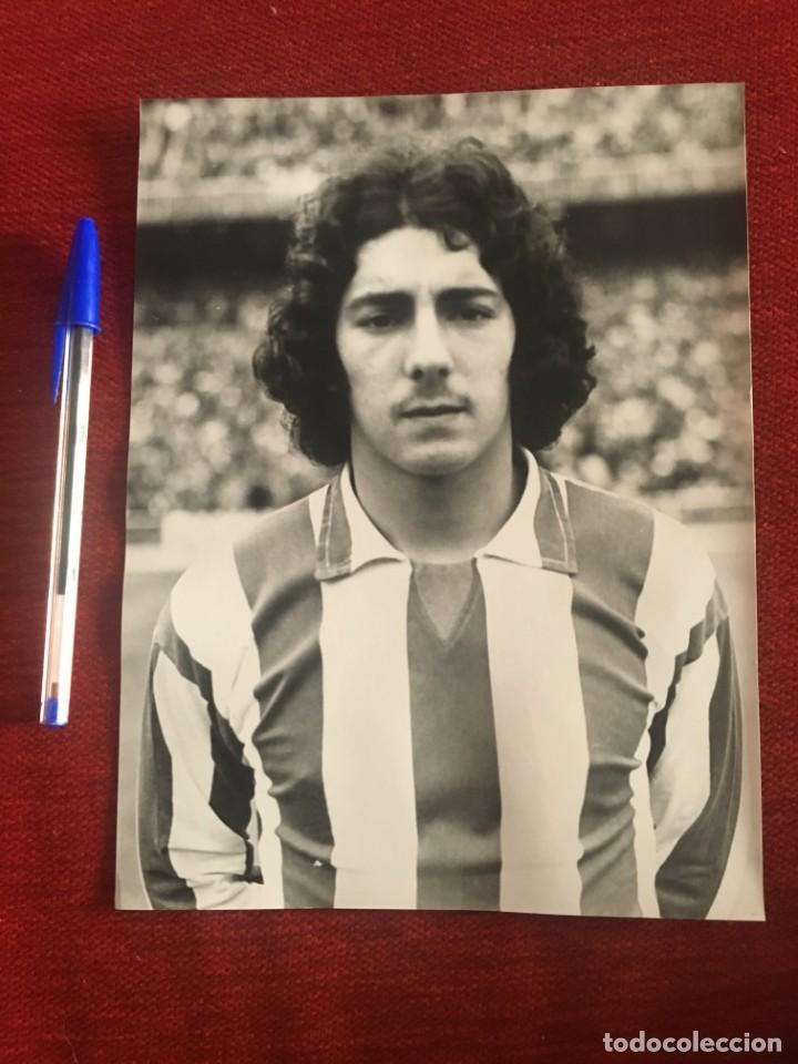 Colecionismo desportivo: F548 FOTO FOTOGRAFIA ORIGINAL DE PRENSA JUGADOR SPORTING GIJON MEGIDO