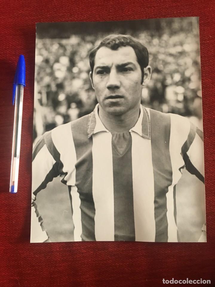 Colecionismo desportivo: F549 FOTO FOTOGRAFIA ORIGINAL DE PRENSA JUGADOR SPORTING GIJON PANCHULO EMILIO GONZALEZ