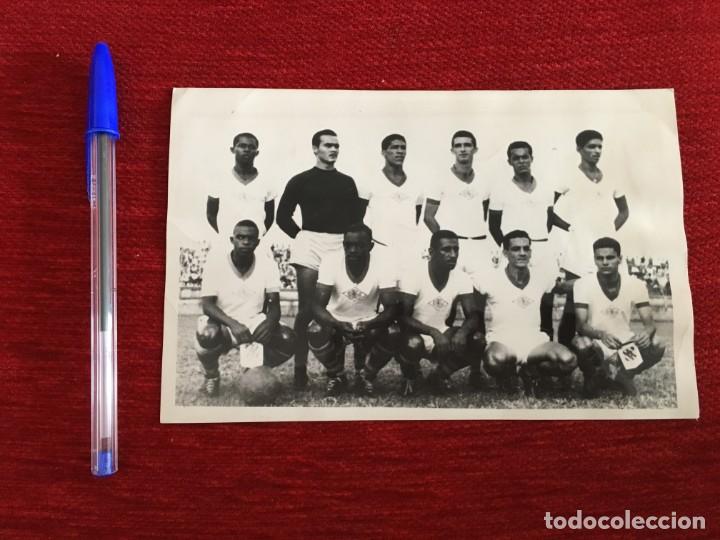Sammelleidenschaft Sport: R7703 FOTO FOTOGRAFIA ORIGINAL DE PRENSA MUNDIAL ONCE ALINEACION EQUIPO BRASIL(20-6-1958)GILMAR DIDI