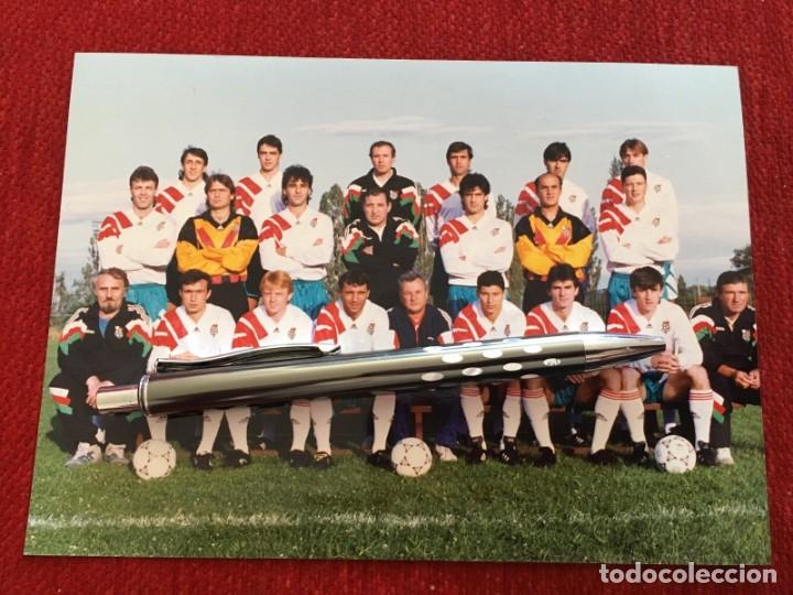 Coleccionismo deportivo: FOTO FOTOGRAFIA ORIGINAL DE PRENSA BULGARIA ONCE ALINEACION PLANTILLA