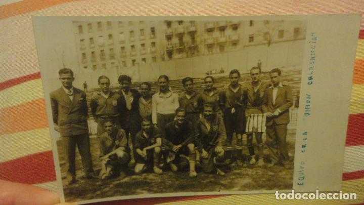 Coleccionismo deportivo: ANTIGUA FOTOGRAFIA.EQUIPO DE FUTBOL.UNION CALASANCIA.CALASANCIO.1931. VER DETALLES.