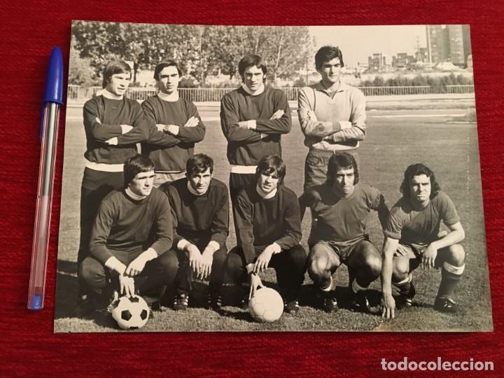 Collectionnisme sportif: F3669 FOTO FOTOGRAFIA ORIGINAL DE PRENSA ONCE ALINEACION SELECCION ESPA&Ntilde;OLA ESPA&Ntilde;A