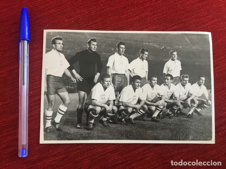 Coleccionismo deportivo: R8667 FOTO FOTOGRAFIA ORIGINAL DE PRENSA ESPA&Ntilde;A 3-0 POLONIA (14-10-1959) ONCE ALINEACION