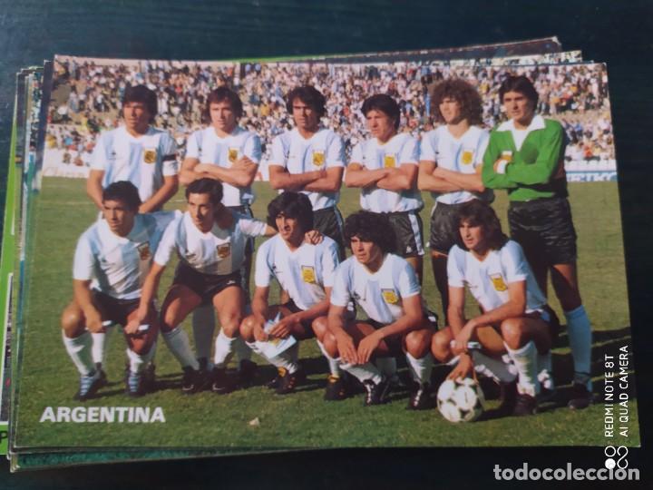 Coleccionismo deportivo: POSTAL DE LA SELECCI&Oacute;N DE ARGENTINA CON MARADONA - ESPA&Ntilde;A 82 MUNDIAL DE F&Uacute;TBOL - EDITA DON BAL&Oacute;N