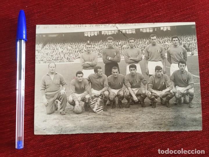 Sammelleidenschaft Sport: R8897 FOTO FOTOGRAFIA ORIGINAL DE PRENSA ESPA&Ntilde;A 3-0 ITALIA (13-3-1960) ONCE ALINEACION