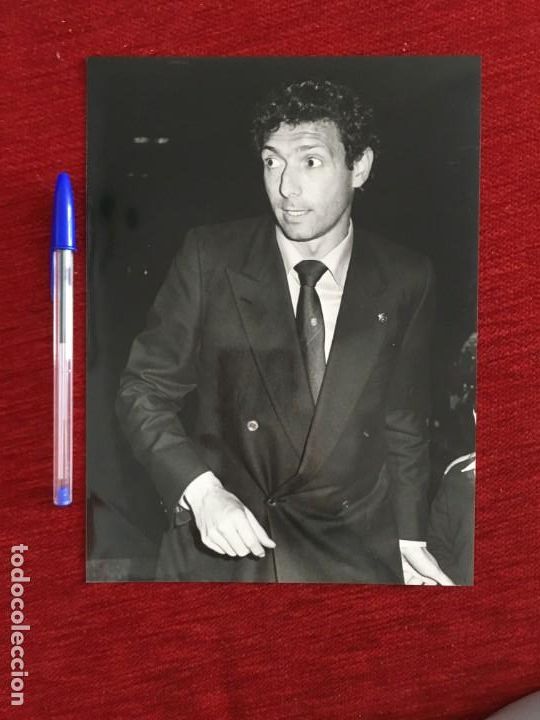 Collectionnisme sportif: F6915 FOTO FOTOGRAFIA ORIGINAL DE PRENSA QUINI ENRIQUE CASTRO SPORTING GIJON