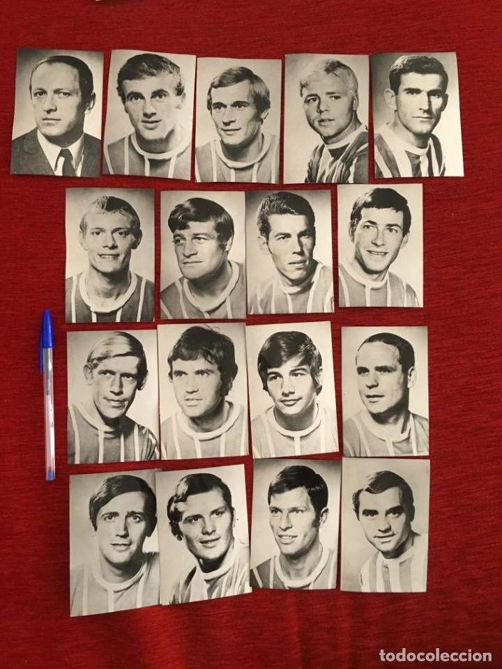 Collectionnisme sportif: R9351 LOTE 17 FOTOS FOTOGRAFIAS ORIGINALES DE PRENSA PLANTILLA PSV EINDHOVEN A&Ntilde;OS 70