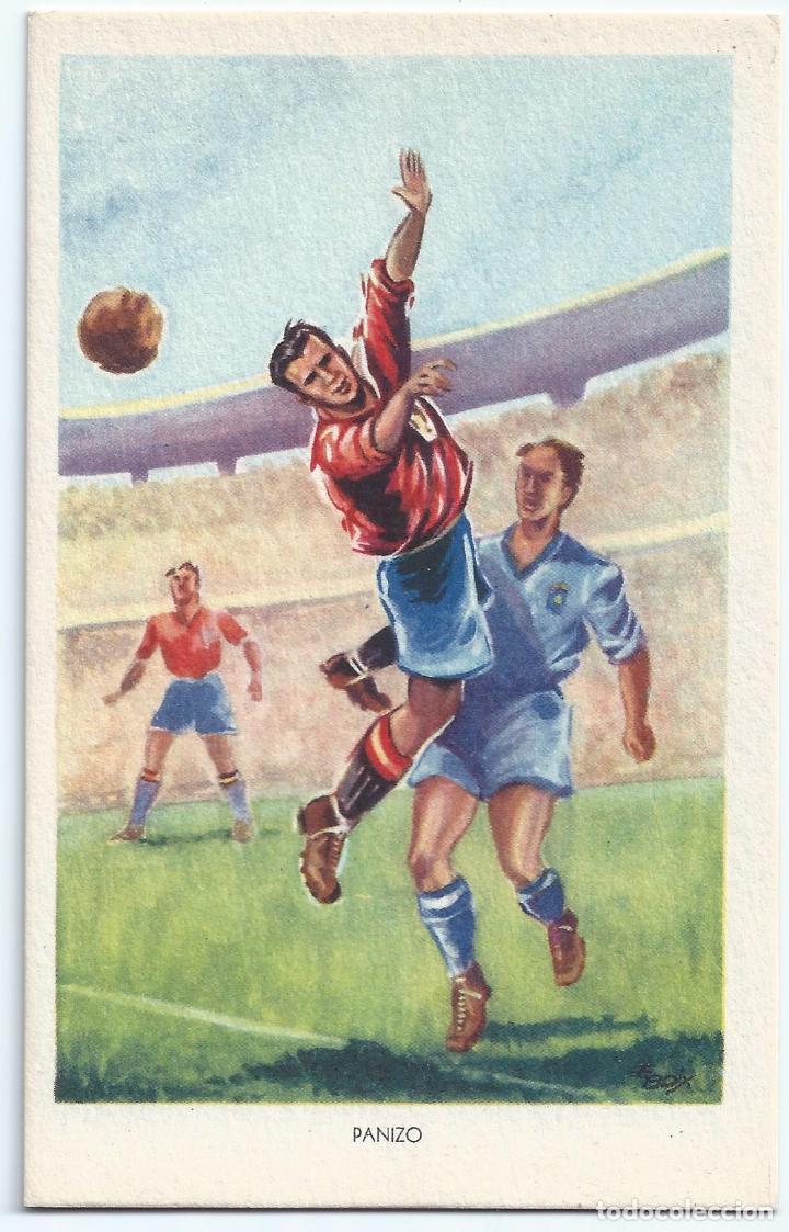 Coleccionismo deportivo: Panzo - Postal Colecci&oacute;n Ases del Bal&oacute;n - Atlethic de Bilbao (Impecable) - Foto 1