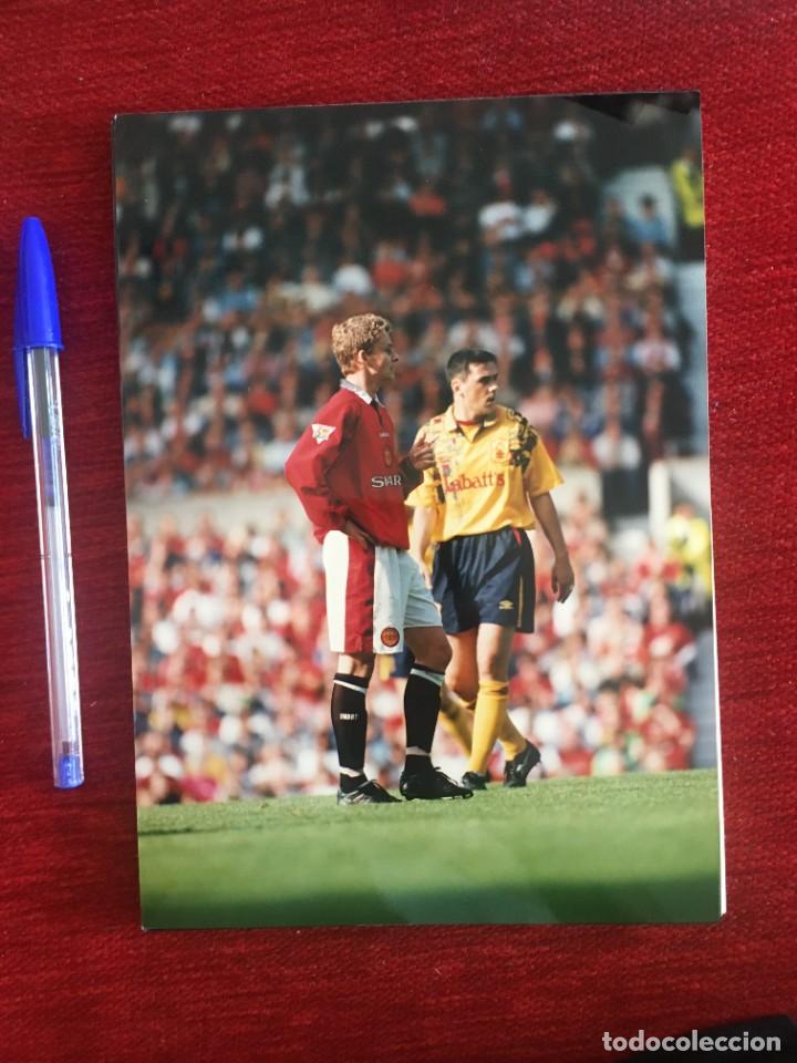 Colecionismo desportivo: F8301 FOTO FOTOGRAFIA MANCHESTER UNITED 1996 1997 NICKY BUTT