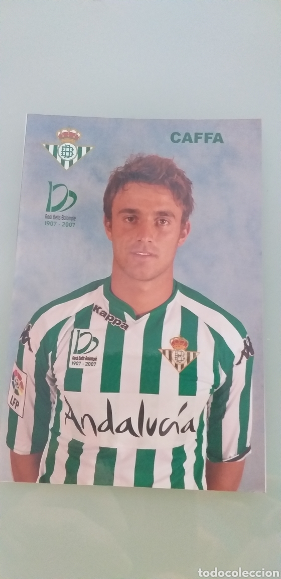 Coleccionismo deportivo: FOTOGRAF&Iacute;A REAL BETIS.CAFFA. - Foto 1