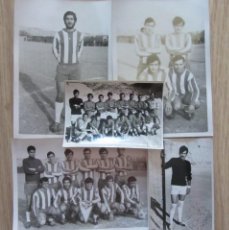 Coleccionismo deportivo: LOTE FOTOGRAFIAS ANTIGUAS FUTBOL BLANCO Y NEGRO B/N AMATEUR. Lote 210988967