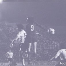 Coleccionismo deportivo: VALENCIA FUTBOL LEVANTE UD-RACING SANTANDER, CLICHE NEGATIVO DE 35 MM CELULOIDE AÑO 1975