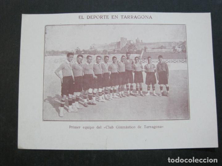 Sports collectibles: CLUB GIMNASTICO DE TARRAGONA-FOTOGRAFIA ANTIGUA FUTBOL-VER FOTOS-(K-330)