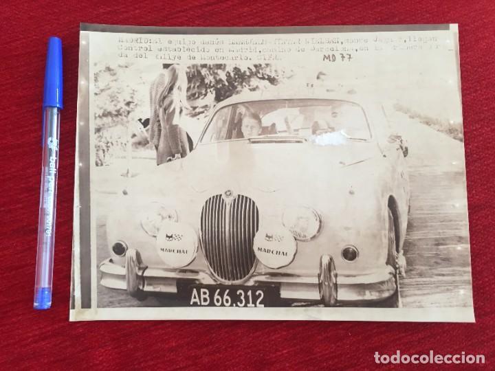 Coleccionismo deportivo: F10288 FOTO FOTOGRAFIA ORIGINAL DE PRENSA RALLYE MONTECARLO (20-1-1968) FINTER NIELSEN JAGUAR
