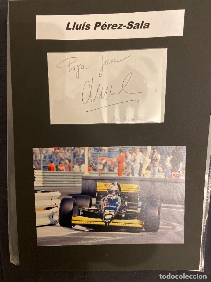Sports collectibles: lluis perez sala fotografia y autografo album 6 17x11,5 cm