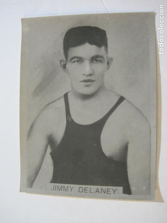 Coleccionismo deportivo: BOXEO-JIMMY DELANEY-PESO FUERTE NORTEAMERICANO-FOTOGRAFIA ANTIGUA-VER FOTOS-(K-875)