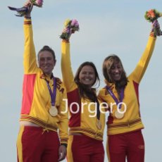Coleccionismo deportivo: ECHEGOYEN - TORO - PUMARIEGA. MEDALLA DE ORO JJ.OO. LONDRES 2012. FOTO. Lote 223417951
