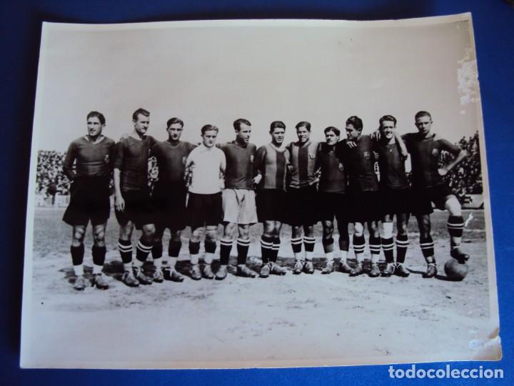 Collectionnisme sportif: (VP-67)FOTOGRAFIA COPIA F.C.BARCELONA A&Ntilde;OS 20,PIERA,SAMITIER,SAGI-BARBA,ETC.-ARCHIVO VICEN&Ccedil; PIERA