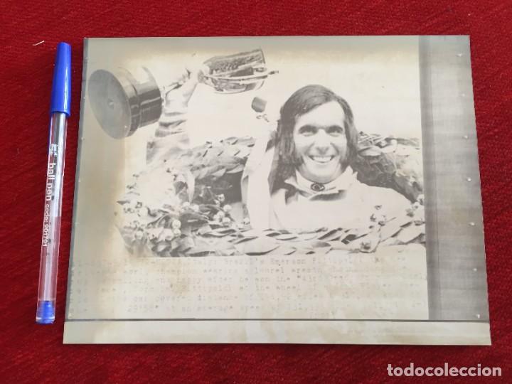 Colecionismo desportivo: F11363 FOTO FOTOGRAFIA ORIGINAL DE PRENSA EMERSON FITTIPALDI FORMULA 1 F1 1972 MONZA