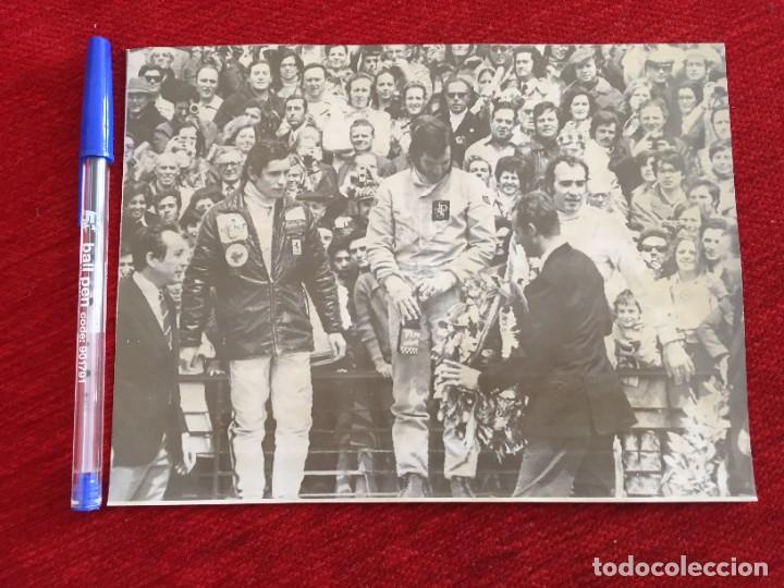 Coleccionismo deportivo: F11370 FOTO FOTOGRAFIA ORIGINAL DE PRENSA EMERSON FITTIPALDI FORMULA 1 (2-5-1972) CAMPEONES