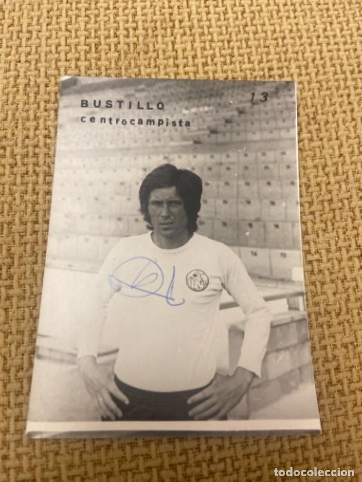 Coleccionismo deportivo: Foto postal bustillo firmada - Foto 1