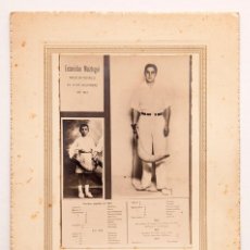 Coleccionismo deportivo: ESTANISLAO MAIZTEGUI - PISTON - 1930 - CESTA PUNTA - JAI ALAI - FOTOGRAFIA FIRMADA - RARO