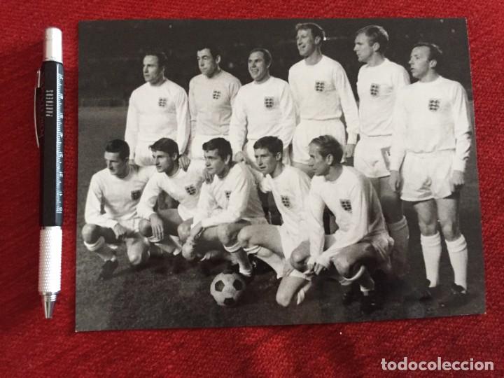 Sammelleidenschaft Sport: F13977 FOTO FOTOGRAFIA ORIGINAL DE PRENSA SELECCION ESPA&Ntilde;A 1-2 INGLATERRA (8-5-1968) ONCE ALINEACION