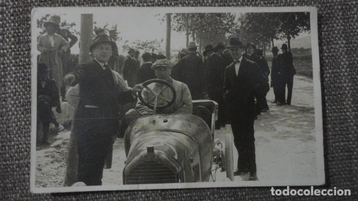 Coleccionismo deportivo: ANTIGUA FOTOGRAFIA.CARRERA COCHES.RALLY.RALLYE.CIRCUITO SITGES.BARCELONA 1918