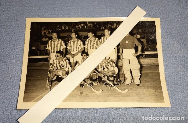 Coleccionismo deportivo: ANTIGUA Y EXCLUSIVA FOTO ORIGINAL DE HOCKEY DEL C.D. TORTOSA DEL A&Ntilde;O 1954