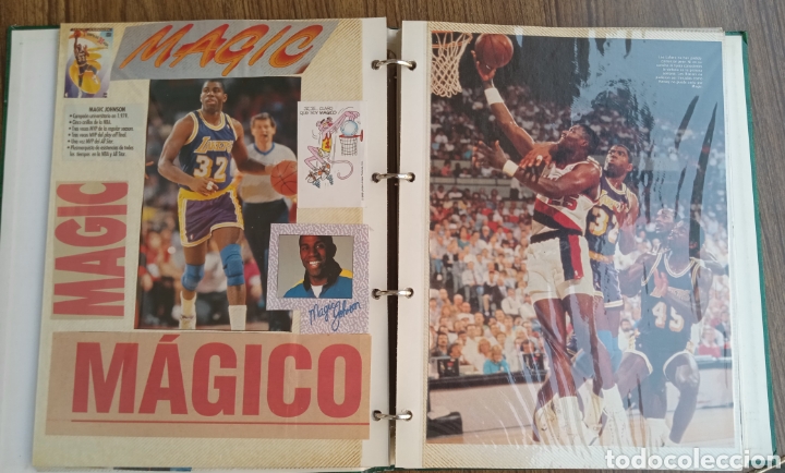 Coleccionismo deportivo: Album de Recortes de Magic Johnson - Foto 6