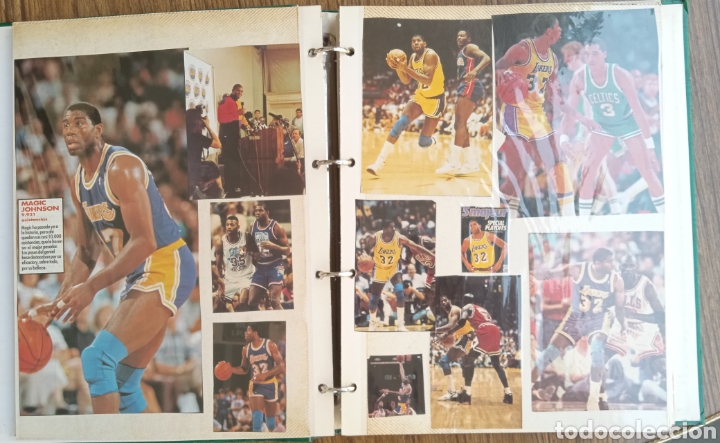 Coleccionismo deportivo: Album de Recortes de Magic Johnson - Foto 8