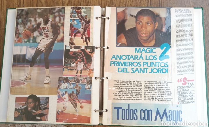 Coleccionismo deportivo: Album de Recortes de Magic Johnson - Foto 15
