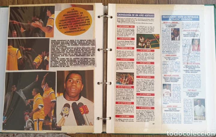Coleccionismo deportivo: Album de Recortes de Magic Johnson - Foto 17