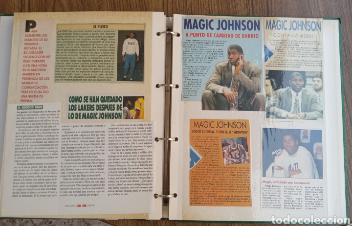 Coleccionismo deportivo: Album de Recortes de Magic Johnson - Foto 18