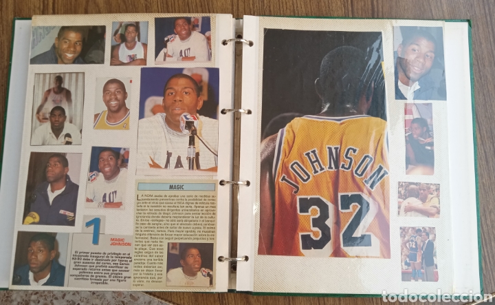 Coleccionismo deportivo: Album de Recortes de Magic Johnson - Foto 20