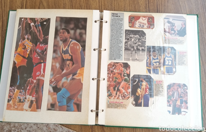 Coleccionismo deportivo: Album de Recortes de Magic Johnson - Foto 21
