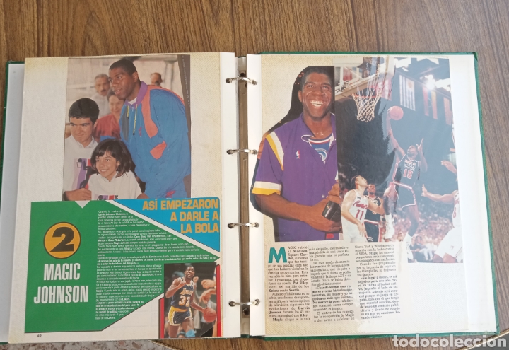 Coleccionismo deportivo: Album de Recortes de Magic Johnson - Foto 26