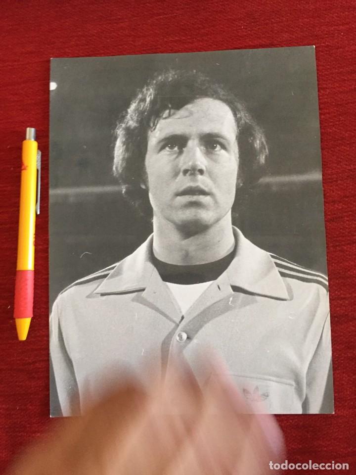 Sammelleidenschaft Sport: F16070 FOTO FOTOGRAFIA ORIGINAL DE PRENSA FRANZ BECKENBAUER ALEMANIA BAYERN MUNCHEN