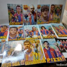 Colecionismo desportivo: FOTOGRAFÍAS OFICIALES DEL BARCELONA LOTE 14 AÑOS 90. Lote 299024733