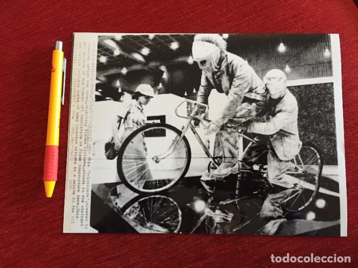 Coleccionismo deportivo: F18678 FOTO FOTOGRAFIA ORIGINAL OLIMPIADAS MONTREAL 1976 OLIMPIC ART CICLISMO BICICLETA DON PROCH