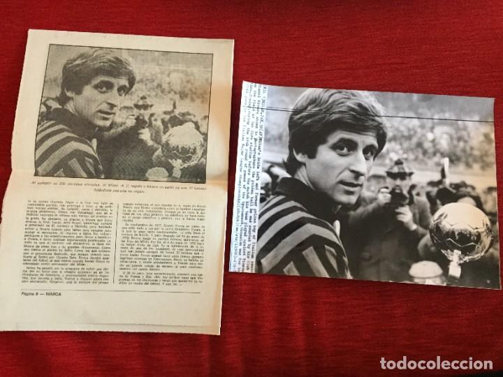 Sammelleidenschaft Sport: F18914 FOTO FOTOGRAFIA ORIGINAL GIANNI RIVERA MILAN BALON DE ORO (29-1-1978)