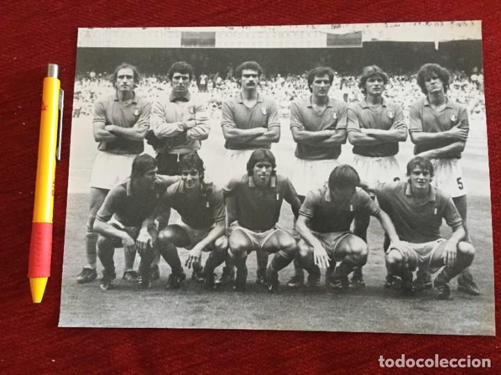 Coleccionismo deportivo: F20241 FOTO FOTOGRAFIA ORIGINAL MUNDIAL ESPA&Ntilde;A 82 1982 ITALIA ONCE ALINEACION