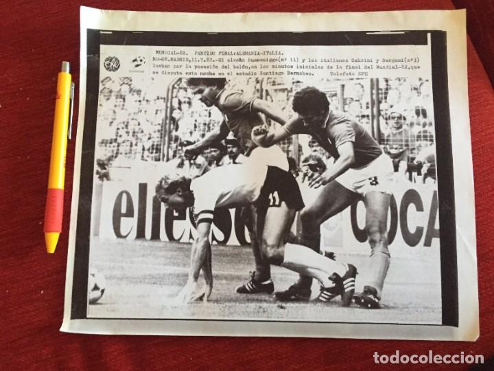 Coleccionismo deportivo: F20361 FOTOCOPIA FOTO FOTOGRAFIA FINAL MUNDIAL (11-7-1982)ITALIA ALEMANIA RUMMENIGGE CABRINI BERGOMI