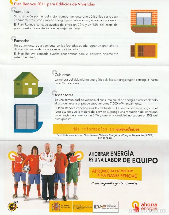 Sports collectibles: 1 FOLIO PUBLICITARIO SELECCION ESPA&Ntilde;OLA FUTBOL MUNDIAL SUDAFRICA 2010