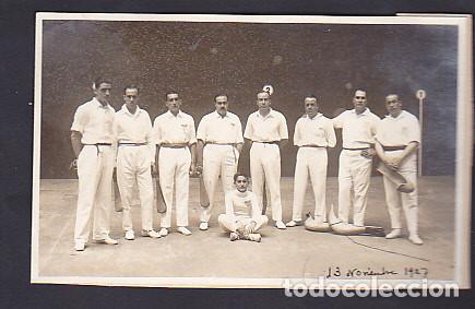 Sports collectibles: FOTOGRAFIA PELOTARIS FECHADO E3 13 DE NOVIEMBRE DE 1927