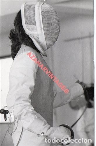 Coleccionismo deportivo: ANTIGUA FOTOGRAFIA, ESGRIMA, ANA MARIA ALIAGA, 128X178MM