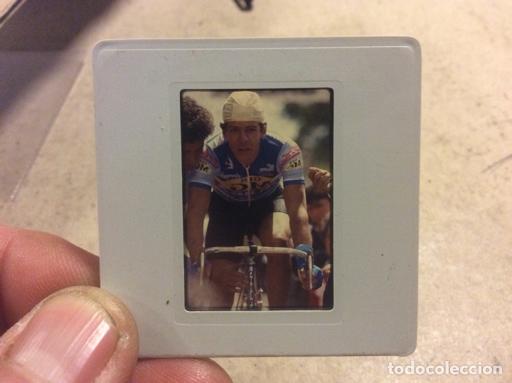 Coleccionismo deportivo: PEIO RUIZ CAVESTANY (EQUIPO CICLISTA ORBEA). DIAPOSITIVA ORIGINAL COMPITIENDO EN LOS A&Ntilde;OS 80.